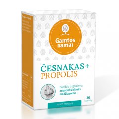 Česnakas + Propolis kapsulės, N30