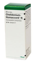 Chelidonium-Homaccord N geriamieji lašai virškinimui, 30 ml