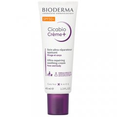 Regeneruojamasis kremas pažeistai odai BIODERMA CICABIO CREME+ SPF50+, 40ml