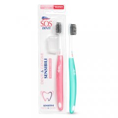 Ciccarelli SOS DENTI dantų šepetėlis su anglimi, 1vnt.