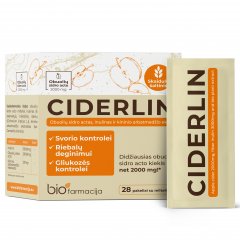 Obuolių sidro milteliai CIDERLIN, 28 vnt.