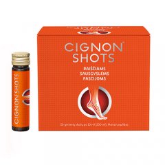 Cignon Shots 10 ml, 20 buteliukų