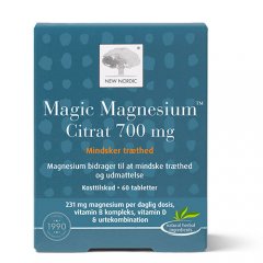 Magnio citratas NEW NORDIC MAGIC MAGNESIUM CITRAT, 60 tab.