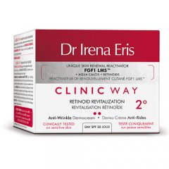 CLINIC WAY, Nr.2 dieninis kremas nuo raukšlių 40+, SPF20, 50ml