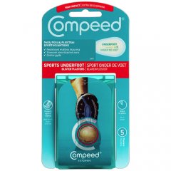 Padų pūslių pleistrai sportuojantiems COMPEED, 5 vnt. 