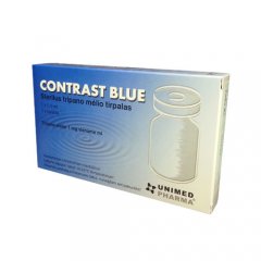 Contrast Blue sterilus tripano mėlio tirpalas, 0.5 ml ampulė, N1