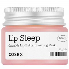 Drėkinanti naktinė lūpų kaukė COSRX BALANCIUM CERAMIDE LIP BUTTER SLEEPING MASK, 20 g