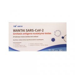COVID-19 Greitasis antigeno testas N1 Wantai (iš seilių/nosies)