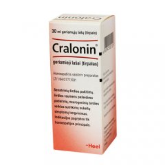 Cralonin geriamieji lašai širdžiai, 30 ml 