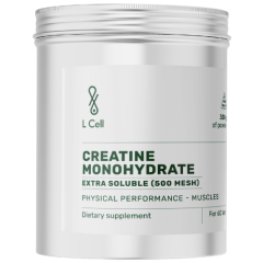 Mikronizuotas kreatino monohidratas L CELL, 300g