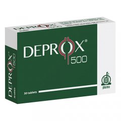 Maisto papildas prostatai Deprox 500, 30 tablečių