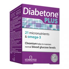 DIABETONE Plus, 56 tabletės / kapsulės