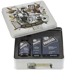 Vintažinis barzdos rinkinys PRORASO AZUR LIME, 1 vnt.