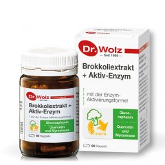 Dr.Wolz Brokkoli extrakt + Aktiv Enzym kapsulės N60