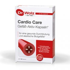 Dr.Wolz Cardio Care aktyvios kapsulės kraujagyslėms N60