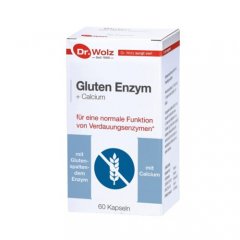 Dr.Wolz Gluten Enzym + Calcium kapsulės N60
