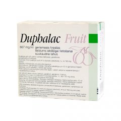 Duphalac Fruit 667 mg/ml geriamasis tirpalas, 15 ml, N20