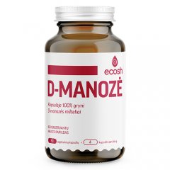 Ecosh D - Manozė, 90 kapsulių