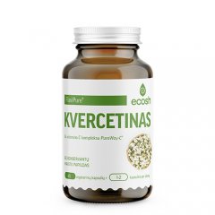 Ecosh Kvercetinas su vitamino C kompleksu, 40 kapsulių