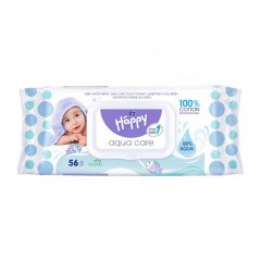 Happy vaikiškos drėgnos servetėlės Aqua Care N56