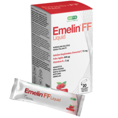 Geležies kiekiui palaikyti EMELIN FF LIQUID, 20 pak.