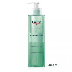 EUCERIN DermoPure prausimosi gelis į aknę linkusiai odai, 400 ml