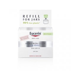 Dieninis kremas nuo raukšlių (papildymo pakuotė) EUCERIN HYALURON-FILLER, 50 ml