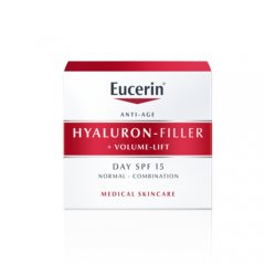 EUCERIN  HYALURON-FILLER + VOLUME-LIFT dieninis kremas normaliai ir mišriai odai, 50 ml