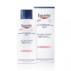 EUCERIN Urea 5% kvapnus kūno losjonas sausai odai su 5% šlapalu 250ml 