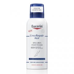 EUCERIN UreaRepair PLUS pėdų putos su 10% šlapalo ypač sausoms ir įtrūkusioms pėdoms