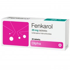 Fenkarol 25mg tabletės N20