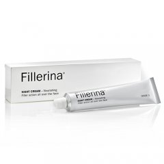 FILLERINA NAKTINIS  KREMAS SU 6 HIALURONO RŪGŠTIMIS IR PEPTIDAIS 3 LYGIS 