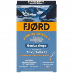 Fjord Strong Omega-3 Genius lašai 50ml