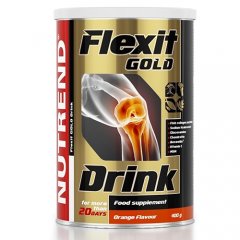 Flexit Gold Drink apelsinų skonio milteliai 400g