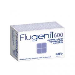 Flugenil 600 makšties ovulės, N10