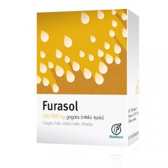 Furasol 1 g gargalas, milteliai tirpalui, N5