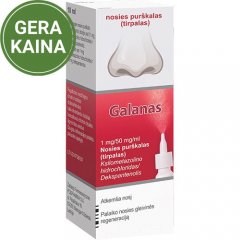 Galanas 1 mg/50 mg/ml nosies purškalas (tirpalas) 10ml N1