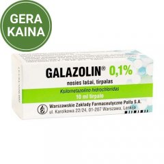 Galazolin 0.1 % nosies lašai, 10 ml