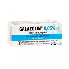 Galazolin 0.05 % nosies lašai, 10 ml