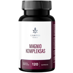 Magnio kompleksas GAMTOS NAMAI, 120 kaps.
