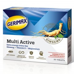 Energijai GERIMAX MULTI ACTIVE, 30 tab.