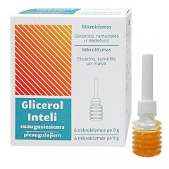 Glicerol Inteli 9g mikroklizmos N6