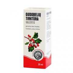 Gudobelių tinktūra Valentis geriamieji lašai (tirpalas), 25 ml