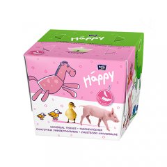 Happy dvispalvės popierinės higieninės nosinaitės (paršelis) N80