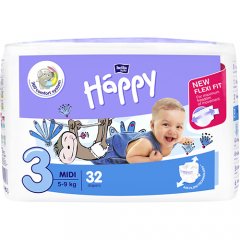 Happy sauskelnės Midi 5-9kg N32 Nr.3