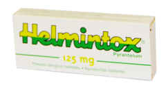 Helmintox 125 mg plėvele dengtos tabletės, N6