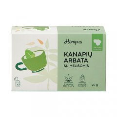 Hempus kanapių arbata su melisomis 20g N1