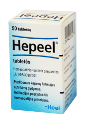 Hepeel tabletės kepenims, N50