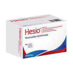 Hesio 450mg/50mg plėvele dengtos tabletės N120