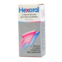 Hexoral burnos gleivinės purškalas, 40 ml